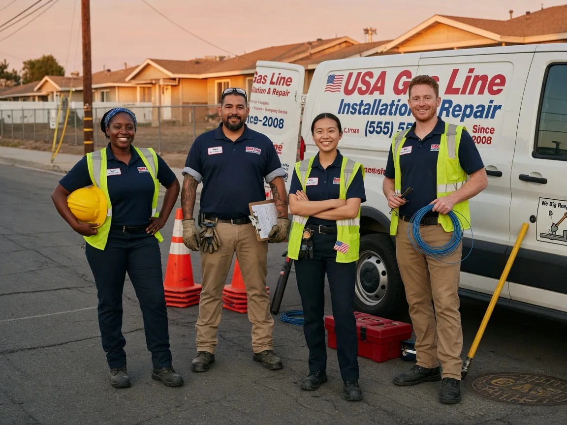 Gas Line Installation company in Lynnville, IA